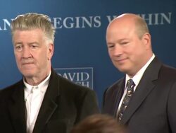 David Lynch Foundation's 'Change Begins Within' Press Conference Stock Footage