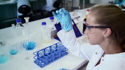 Laboratory work Stock Footage