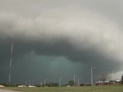 Supercell Thunderstorm Timelapse, Ominous Clouds Stock Footage