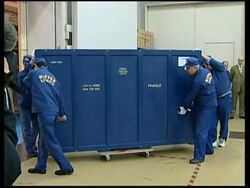 Leonardo Da Vinci's  painting "The Annunciation" arrives in Tokyo News Clip