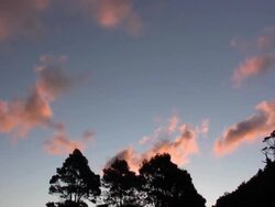 red clouds moving Stock Footage