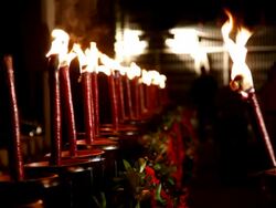 Memory ceremony Stock Footage