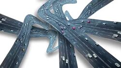 SERPENTINE ROADS Stock Footage