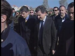 ALBANIA: KOSOVO CRISIS: ITALIAN PM D'ALEMA VISIT News Clip