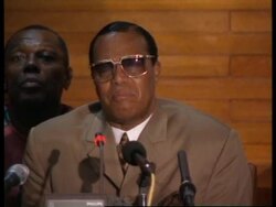 INDONESIA/AUSTRALIA: NATION OF ISLAM LEADER LOUIS FARRAKHAN VISIT News Clip