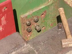 CU Shot of workmen at construction of temporary bridge at Saar river / Wiltingen, Rhineland-Palatinate, Germany Stock Footage