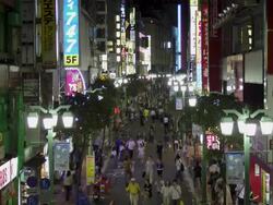 HA, Shinjuku streetscene at night, Tokyo, Japan Stock Footage