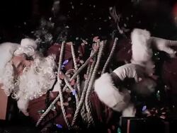 Santa Attack Stock Footage