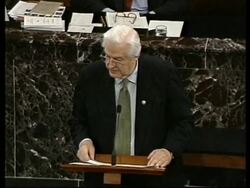 USA: PRESIDENT CLINTON IMPEACHMENT TRIAL: UNDERWAY (3) News Clip