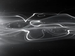 Flowing Light Streaks Background Loop - Silver Streak (Full HD) Stock Footage