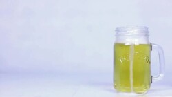 Beer Slam on Table Stock Footage