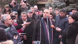 Opposition hold rally after president easily wins a second term News Clip