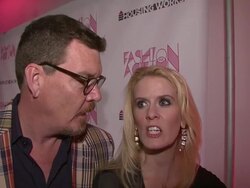 INTERVIEW: Simon Van Kempen & Alex McCord on the closeness of Thanksgiving at the Housing Works Fashion For Action 201 Opening Night Benefit at New York NY Stock Footage