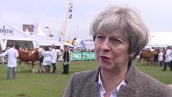 Theresa May Grab re NHS Hacking News Clip