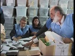 Counting restarts for Afghan elections News Clip