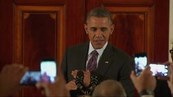 President Barack Obama is marking the end of Hanukkah with two receptions at the White House. He noted the rare quirk in the calendar that overlapped Thanksgiving with the start of the eight-day Jewish holiday. (Dec. 5) Instructional Video