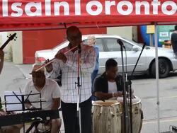 Salsa on St. Clair Ave West Largest Hispanic Festival in Canada Stock Footage