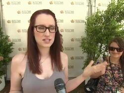 INTERVIEW: Ingrid Michaelson at 23rd Annual 'A Time For Heroes' Celebrity Picnic Benefiting The Elizabeth Glaser Pediatric AIDS Foundation  Stock Footage