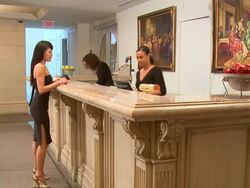 Hotel Reception Stock Footage