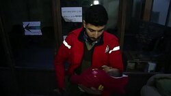 CLEAN : Evacuated Syrians return to besieged Ghouta after treatment News Clip