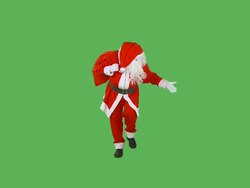 Santa Claus Advertising Stock Footage