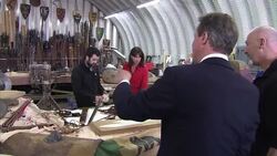 David Cameron being visits Game of Thrones Set News Clip