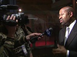 Michael Nutter, Philadelphia Mayor at the National Museum Of American Jewish History Opening Gala  Stock Footage