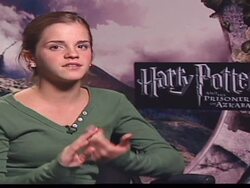 Emma Watson Interview Stock Footage