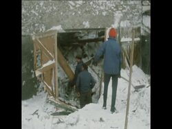 SYND 26-2-70  RESCUE OPERATIONS AFTER AVALANCHE AT LANLEVILLARD News Clip