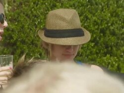 EVENT CAPSULE: LnA Clothing hosts exclusive 4th of July bash at Project Beach House Stock Footage