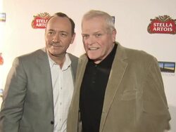Kevin Spacey Announces Winner of 2009 Stella Artois Short Film Project Stock Footage