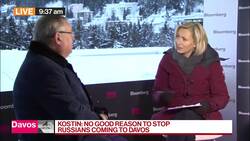 No Good Reason to Stop Russians Coming to Davos, Says VTB Bank's CEO News Clip
