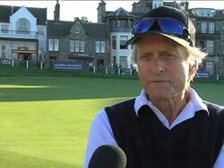 Interview: Michael Douglas Stock Footage