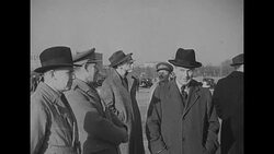 Delegates arrive for 1943 Moscow Conference, at which Declaration of the Four Nations will eventually be signed News Clip