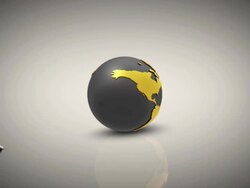 USB connecting Globe Stock Footage