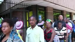 CLEAN : Mandela lying in state: peoples frustrati News Clip