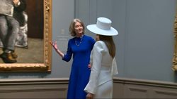 First Ladies Trump, Macron Tour National Gallery Instructional Video