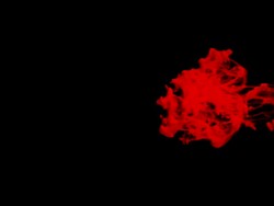 Red Blood Ink Drop Stock Footage