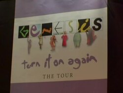 Announcement of Genesis 'Turn It On Again' Tour Dates Stock Footage
