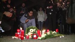 CLEAN : Vigil at Zaventem airport following attack News Clip