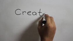 Hand writing a 'Create your Future!!!'on white board Stock Footage