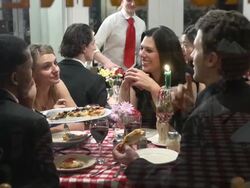 Portrait of a Busy Restaurant Stock Footage