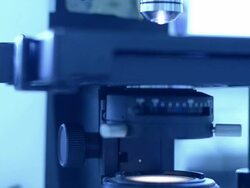 Scientist and bio lab experiment Stock Footage