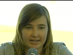 Sixteen-year-old Californian sailor Abby Sunderland has been reunited with her brother, after her solo around-the-world journey ended when her boat fell apart in a southern Ocean storm. (June 26)) News Clip