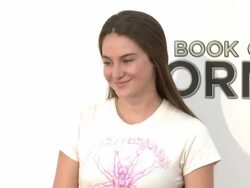 Shailene Woodley at The Book Of Mormon Los Angeles Opening Night Stock Footage