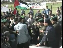 Gaza/Israel - Anti-settlement protests News Clip