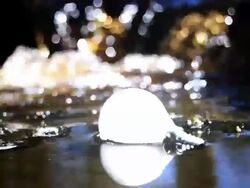 Light Bulb Gets Energy - Hydro Power Stock Footage