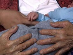 GENERATIONAL HANDS Stock Footage