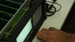 Engineer repair the industrial part Stock Footage