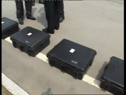 US Gov Richardson collects US MIA remains from the Korean war News Clip